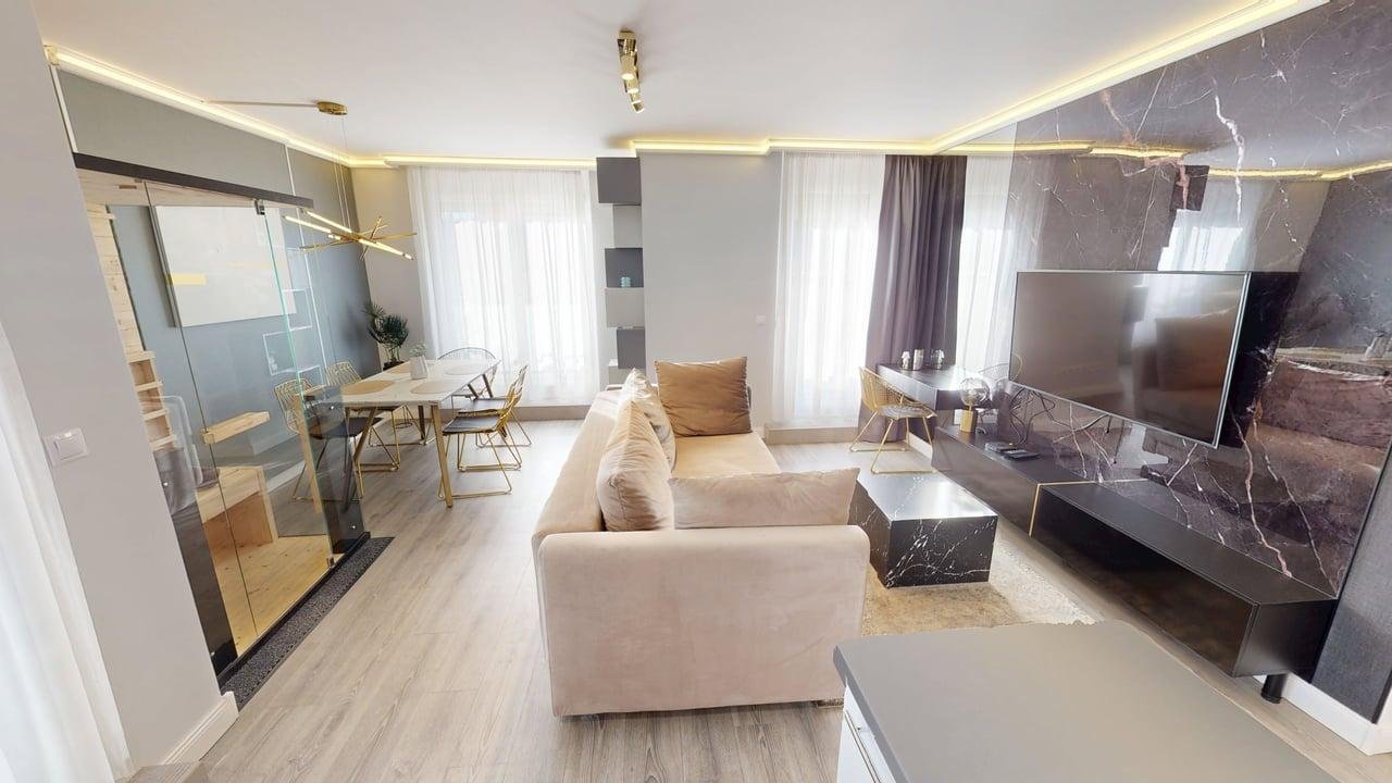 Our Virtual Tours Budapest Penthouse Living Room2